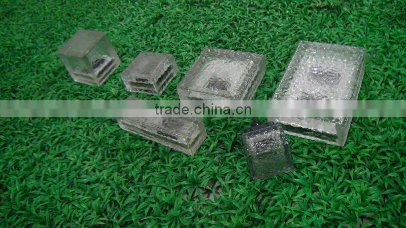 Solar ice led light ,solar floor cube lamp,frosted glass underground paving light