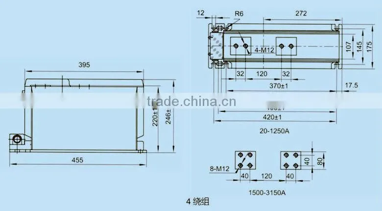 CE Indoor 16V AC Current Transformer Design For Switch Gear
