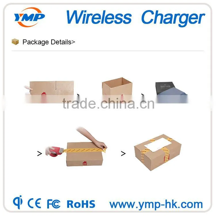 Wireless charging for cell phones with QI wireless charging standard
