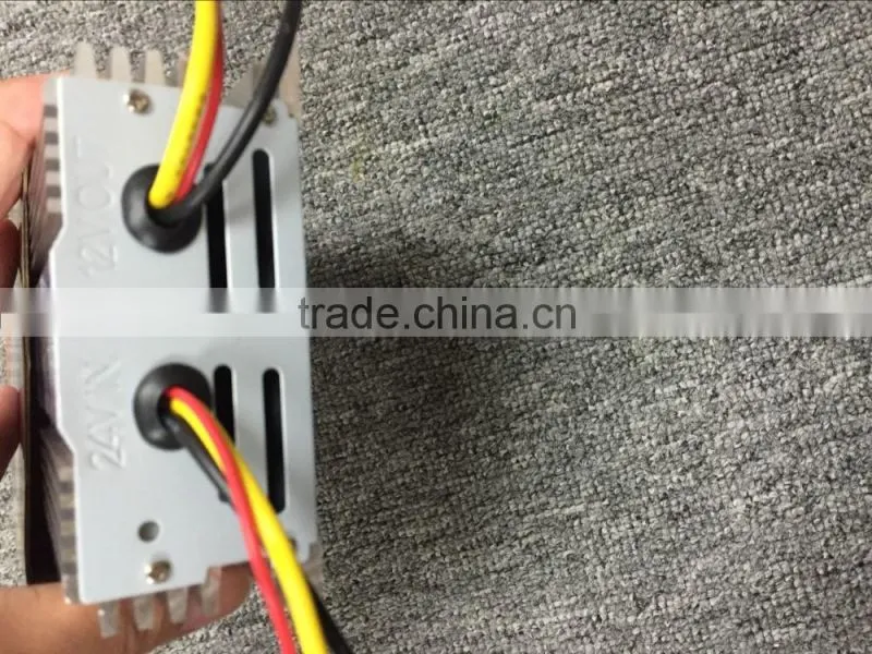 2016 new hot item car DC 24V Step-Down To DC 12V 20A power Converter