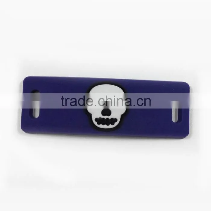 Hot sale Chinese Supplier plastic soft PVC Canvas shoe lace charms
