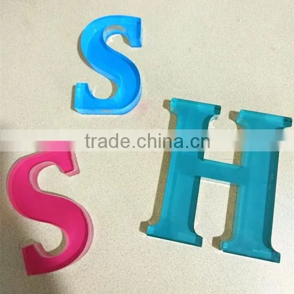 Laser engraved Acrylic letter