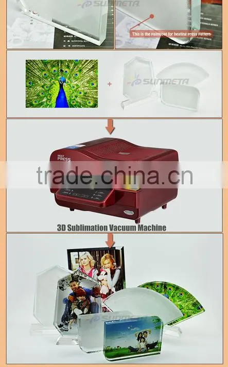 Blank Crystal With Pen Holder For Decoration