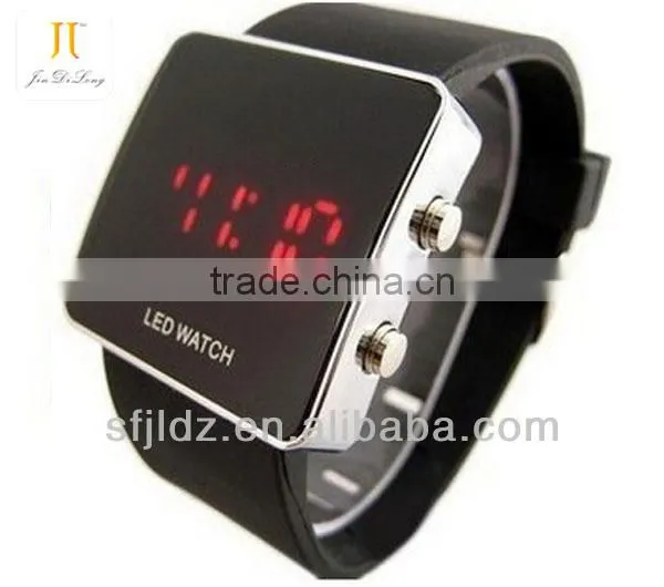 New fashional led silicon cheap watch phone
