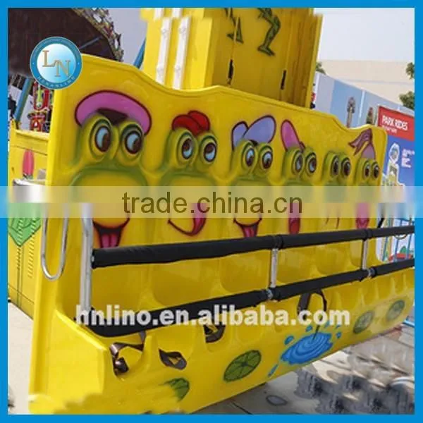 Attractive Frog hopper ride!!! Fairground attraction Amusement park kids games jumping frog for sale