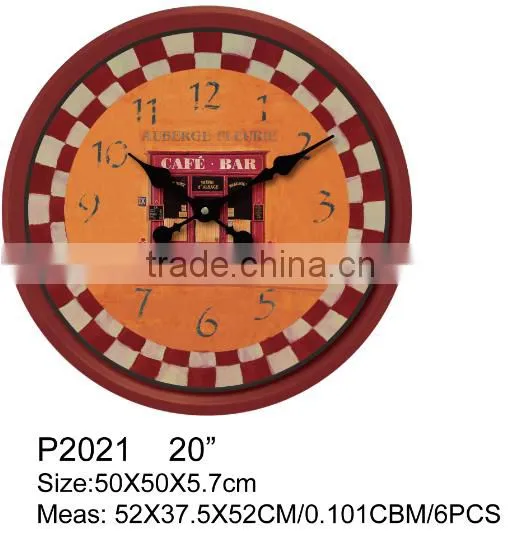 hotel decrator fashion large plastic clock