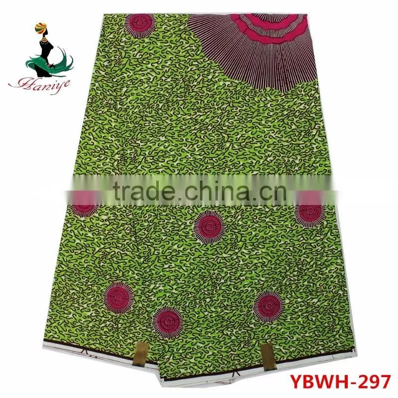 Best quanlity hollandais wax print fabric african sale for dress YBWH277