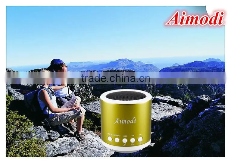 Factory price mini speaker bluetooth connection function outdoor enjoy music Aimodi-MN05BT.T
