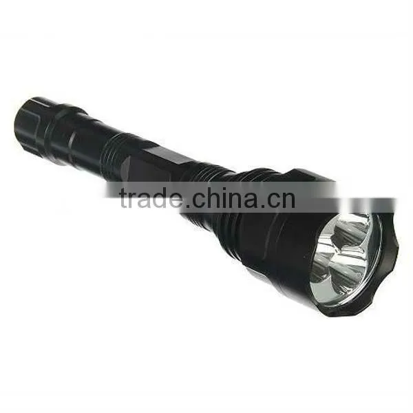High Power 3800 Lumens LED 5-Mode Aluminum Flashlight Torch Light 2x18650
