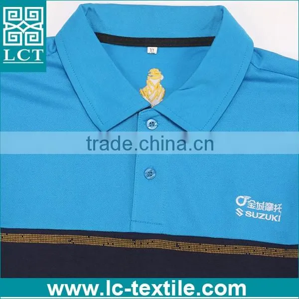personalized embroidery pique cotton royal blue polo shirt uniform