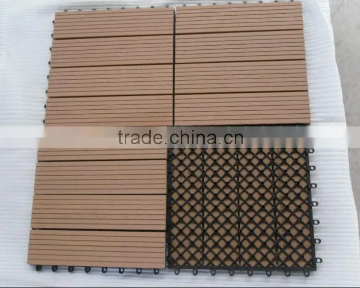 Eco and easy to install- cheap wpc wood plastic composite environmental tiles from China!