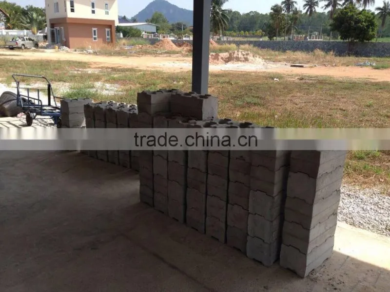 Plastic Concrete Block Interlocking Paver Mold Cement Paving Stone Mould
