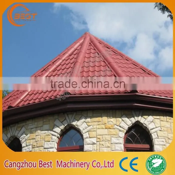 Prefab Houses Metal Tile Making Roll Forming Machinery