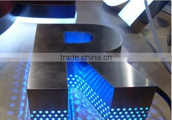 5.0cm width stainless steel hole punched coil for channel letter