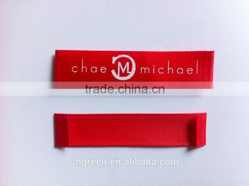 Men's shorts printing fabric label
