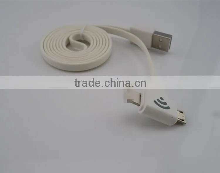 High quality wifi LED 2 in 1 power cable 1m data cable