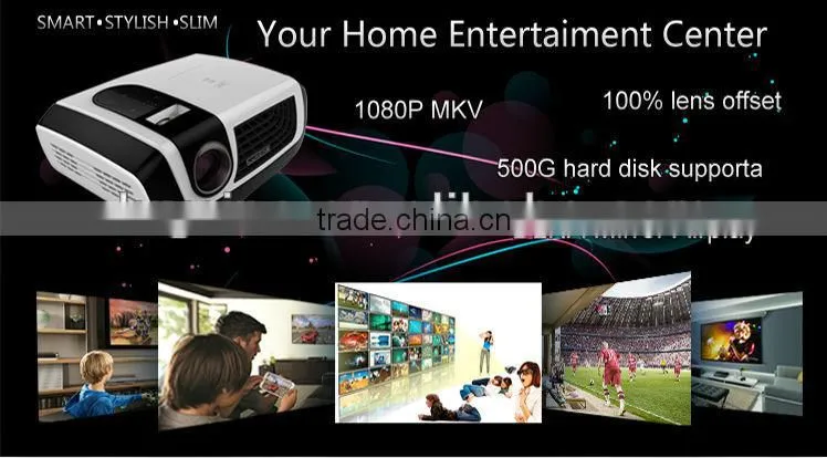 Hottest !!! C7 1080P 100Hz LED mini pocket projector for ipad