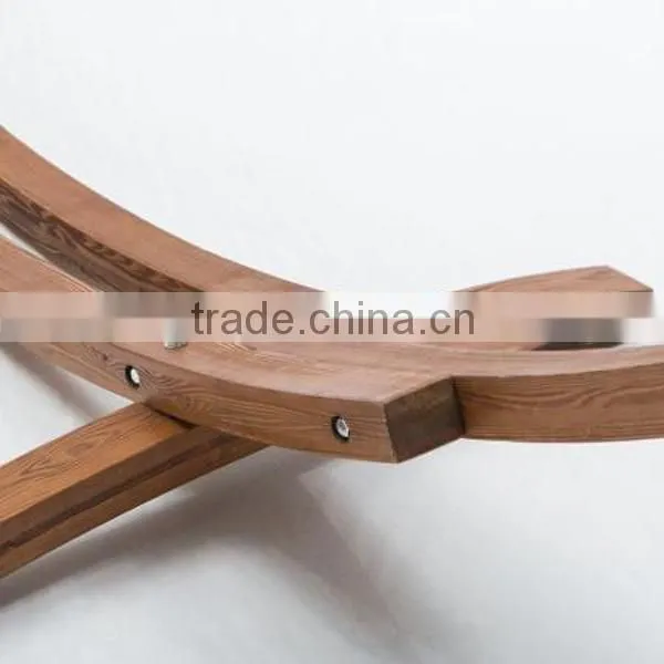 Jungle Rocking Arc Wood Hammock Chair Stand