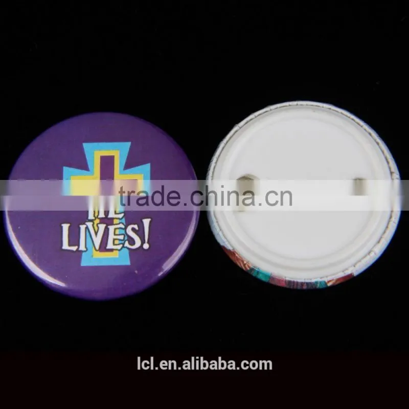 2016 new arrival pop fashion Religious communities chritian jewelry lapel pins HE LIVES Pin