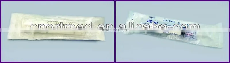 medical plastic good quality white color syringe