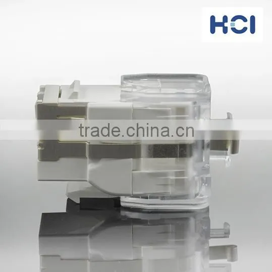 Network Solution Cat 6 UL 180 Degree Shielded 8P8C Modular Keystone Jacks