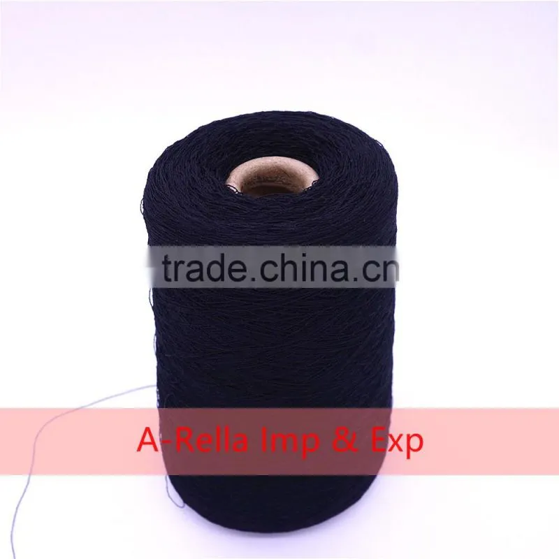 weaving yarn high quality low price , china supply viscose + polyester