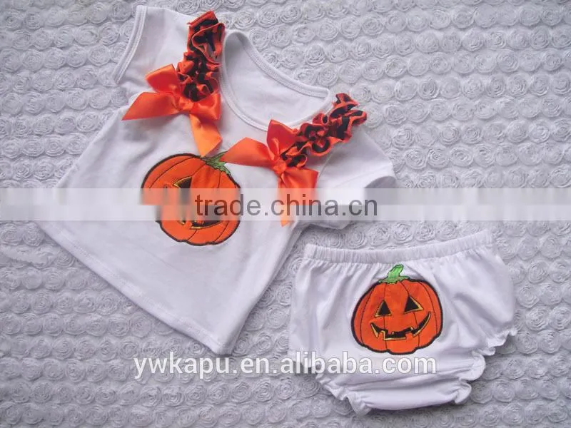 Latest style fashion kids halloween clothing set