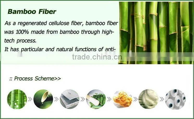 Natural Bamboo Lycra Knitted Fabric for High Lever Underwear