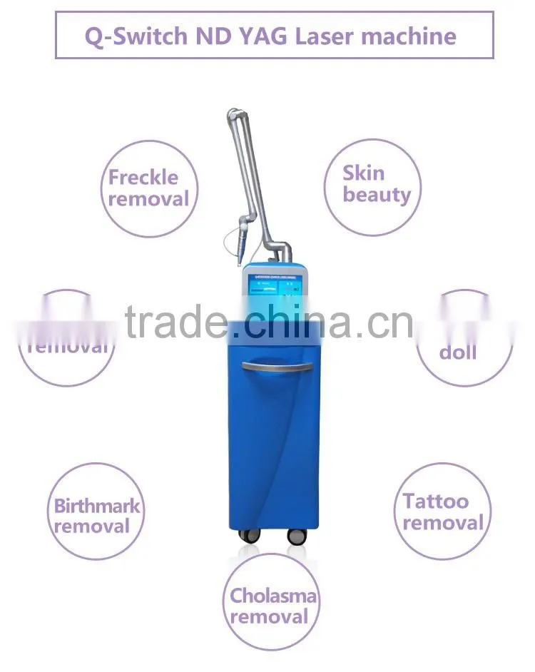 Q-Switch Nd Yag Laser Tattoo Removal System/Q Switched Laser For Tattoo Removal