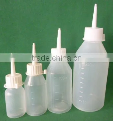 50ml,100ml,150ml,200ml,250ml,300ml,500ml wholesale cheap long dropper wood adhensive glue bottle