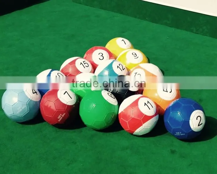 2016 new game snooker ball table,billiard soccer ball game