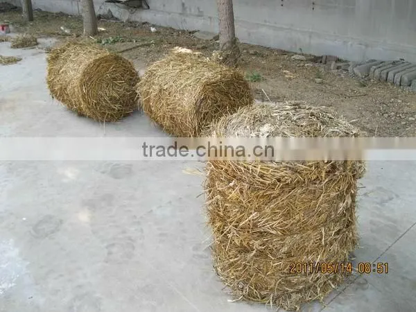 mini round hay baler for rice&wheat