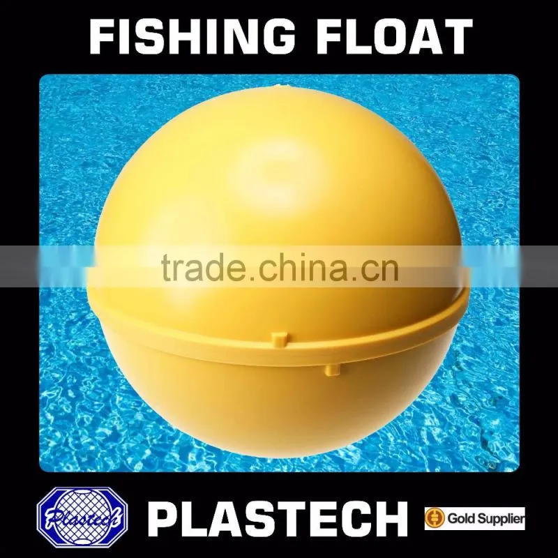 4 inch 500 meter Woking Depth ABS Single Knob Trawl Net Fishing Float Buoy