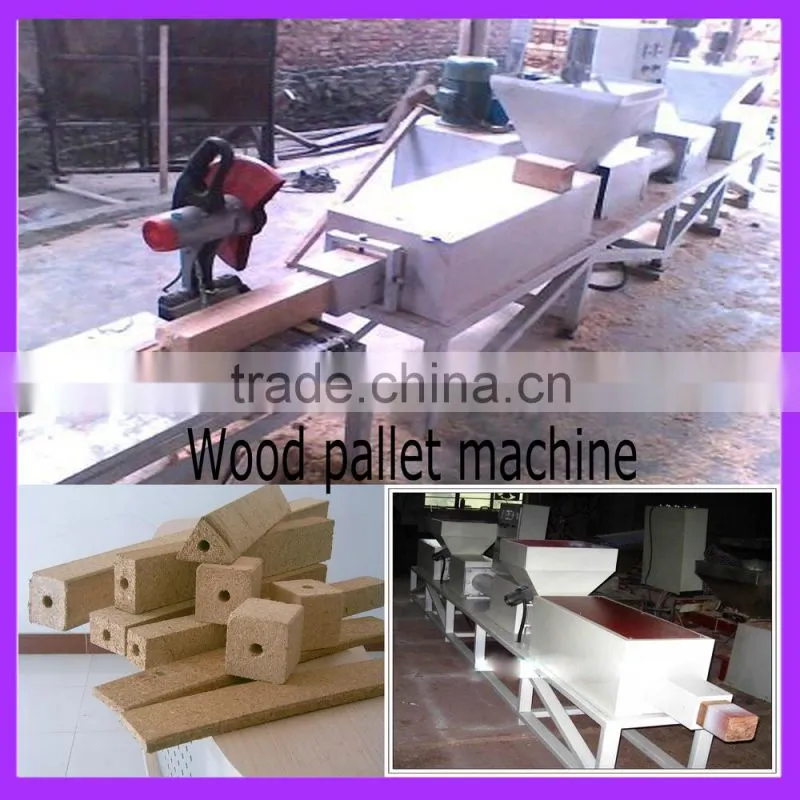 wood shaving block making machine