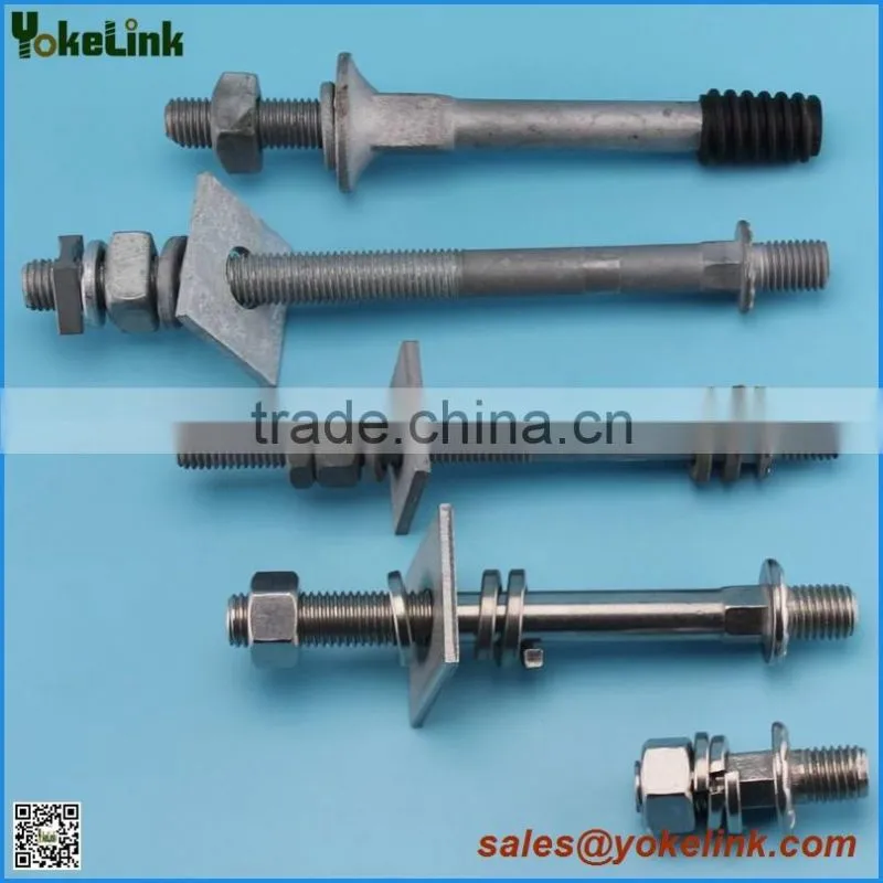 HDG per ASTM A153 Forged steel pin ESPIGA PARA CRUCETA -LONGO