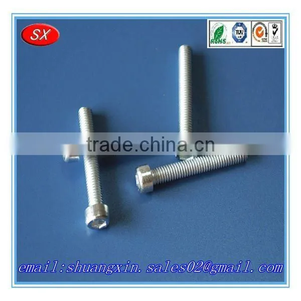 Custom and precision stainless steel/carbon steel zinc/nickel plated countersunk bolts 8.8,countersunk head bolt