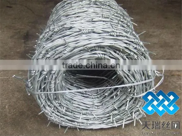 2013Hot-Salel! Low Price Galvanized/PVC Coated Barbed Wire(20yearsfactory)