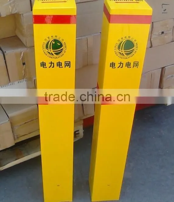 Fiberglass cable lines signs pile manufacture in China