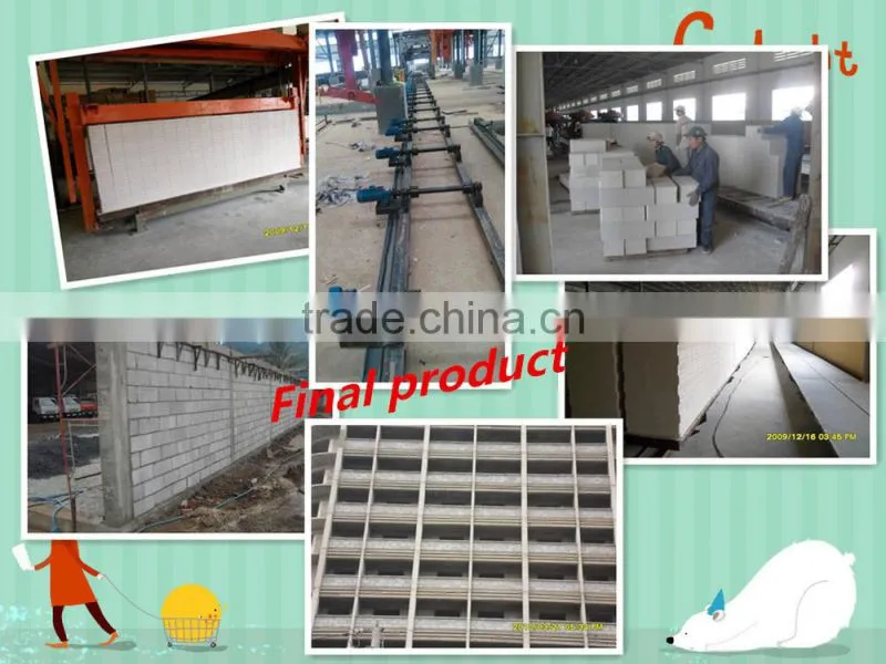 low investment aac factory/aac equipment in India