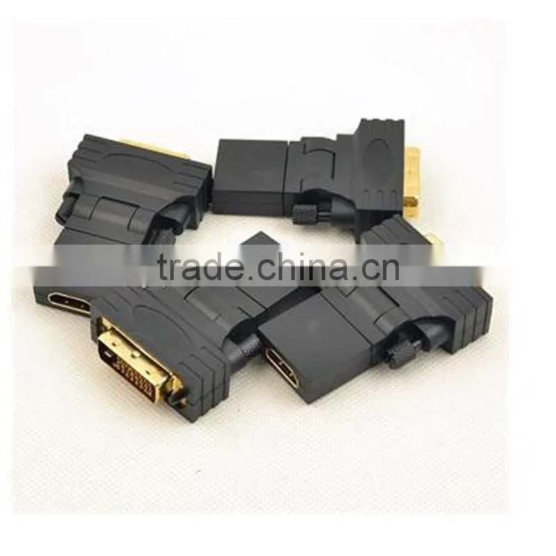 HDMI 1.4 Female to DVI Male 180 Degrees 90 Degrees Rotation Adapter