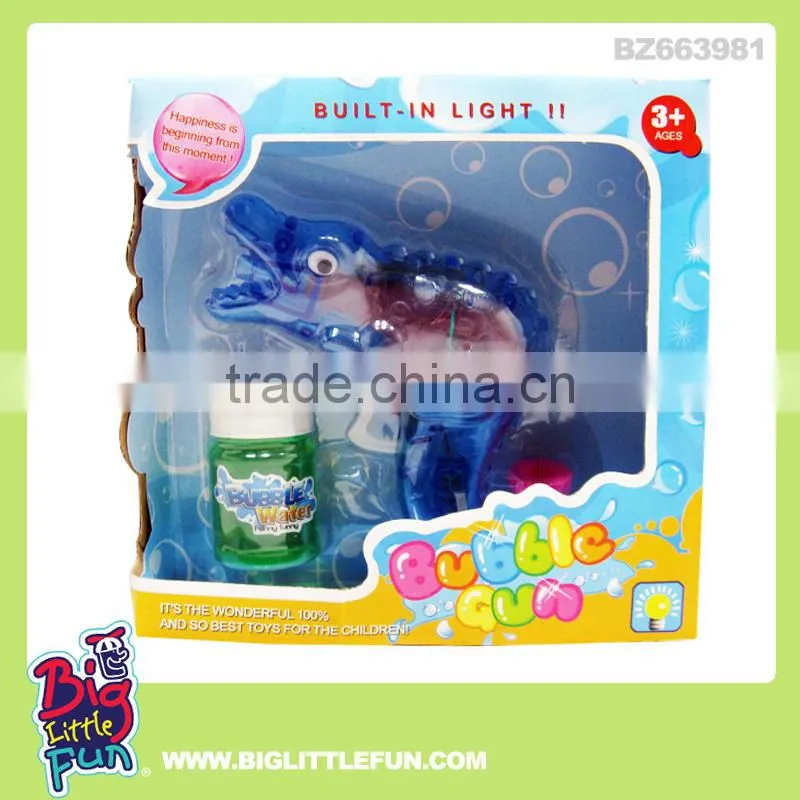 Transparency bubble gun,dolphin bubble gun