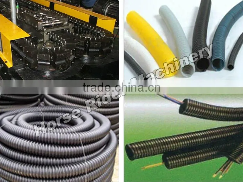 New PVC Single Wall Wire Conduit Pipe Machine / single wall corrugated pipe making machine