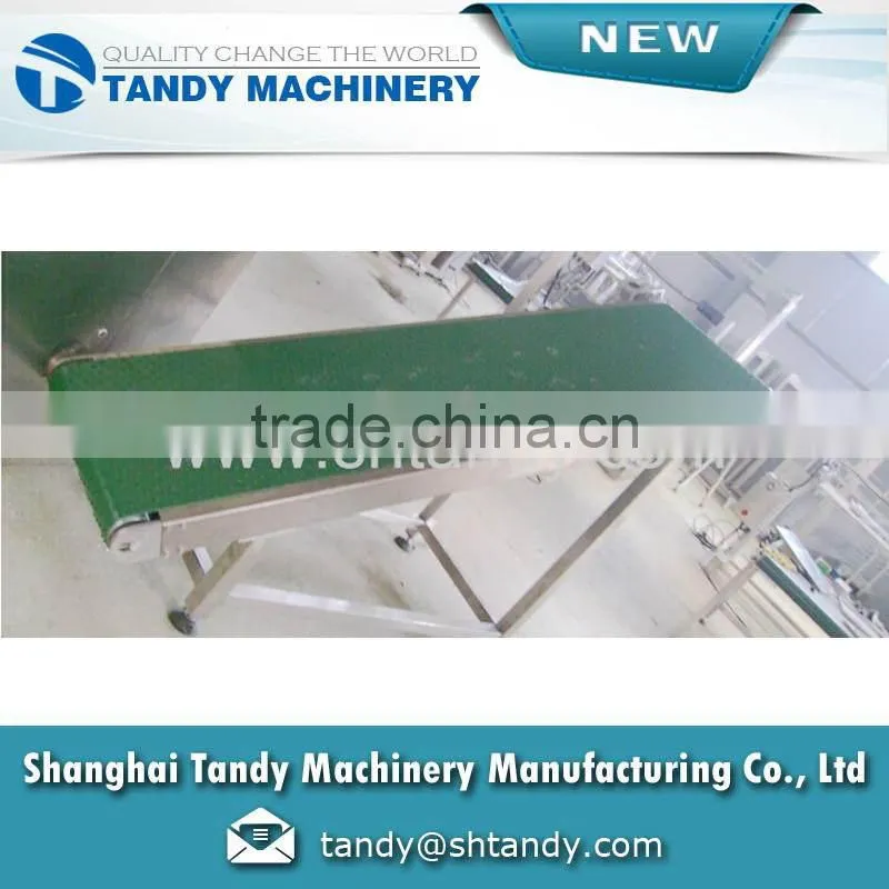 electic bag turning belt conveyor for rice production line