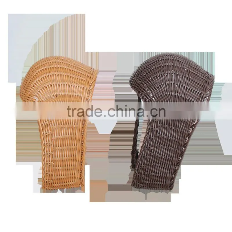 Beautiful plastic weave basket for hotels shoes storage