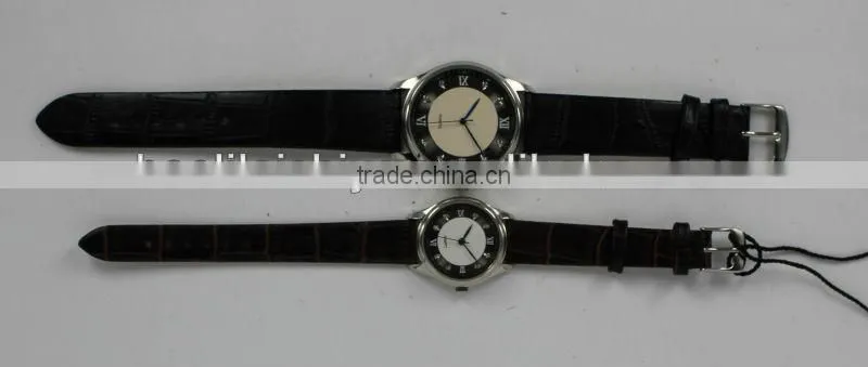 Cheapest special lover's crocodile man-made leather wathces for business gift