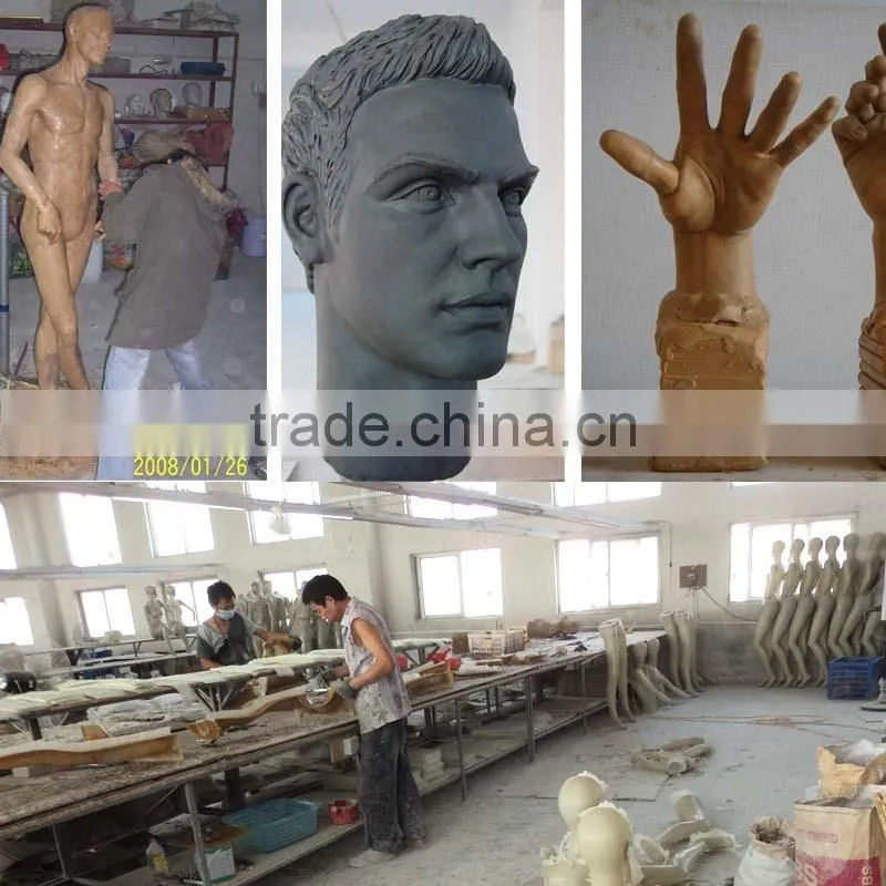 beautiful fiberglass jewelry and gloves display female mannequin hand