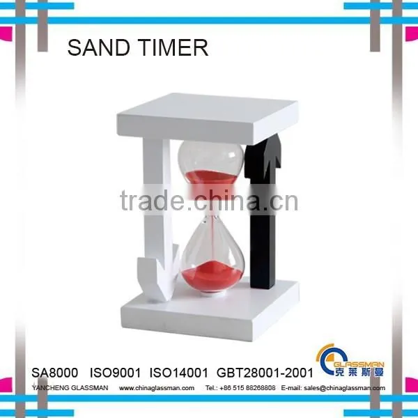 Decorative Sand Clock For Desktop STW60020-BW