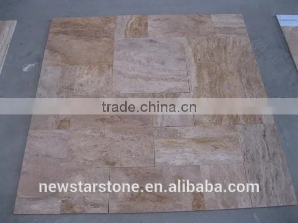 tumbled travertine pavers