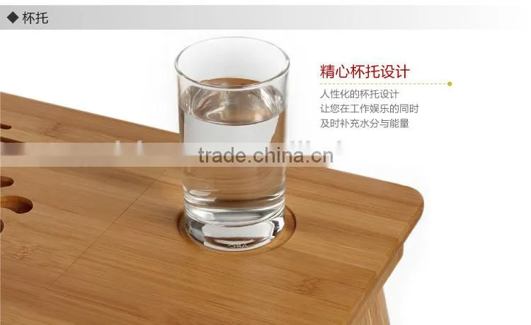 Vivinature wooden laptop desk and living room tablet desk