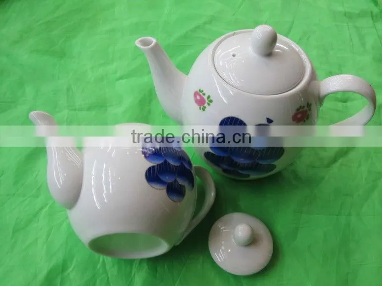 porcelain pot, japanese porcelain tea pot, antique porcelain coffee pot